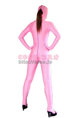 透明人間 ピンク　ライクラ製　スパンデックス コスプレ用―3taitsu0039