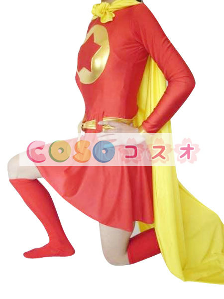 全身タイツ，スーパーヒーロー風　大人用　ユニセックス　コスチューム衣装　コスプレ　―taitsu-tights1278