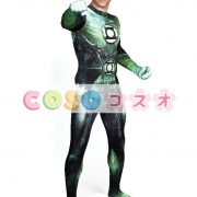 全身タイツ　グリーン　大人用　ユニセックス　グリーンランタン　　―taitsu-tights1325
