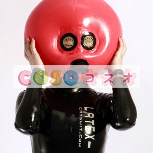 全身タイツアクセサリー，マスク　可愛い　目と口が開いている　仮装コスチューム　コスプレ―taitsu-tights0266