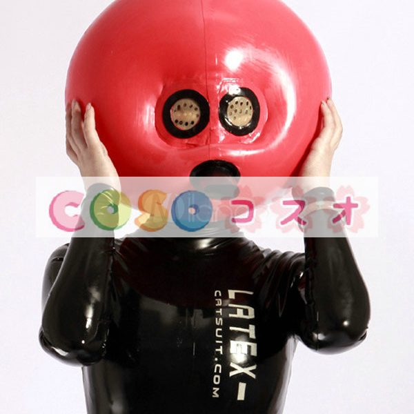 全身タイツアクセサリー，マスク　可愛い　目と口が開いている　仮装コスチューム　コスプレ―taitsu-tights0266 1