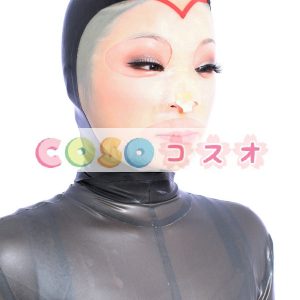 全身タイツアクセサリー，マスク　肌色　目と口が開いている　仮装コスチューム　コスプレ―taitsu-tights1096