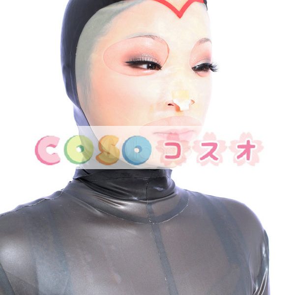 全身タイツアクセサリー，マスク　肌色　目と口が開いている　仮装コスチューム　コスプレ―taitsu-tights1096 1