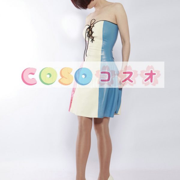 ラテックスドレス,ミニドレス オランダの国旗柄 レースアップ ファッション コスチューム ―taitsu-tights1314 1 ラテックスドレス,ミニドレス オランダの国旗柄 レースアップ ファッション コスチューム ―taitsu-tights1314 1