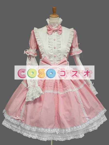 ロリータ服　ワンピース　ドレス　コットン１００％　洋装　長袖　 ―Lolita0203 1