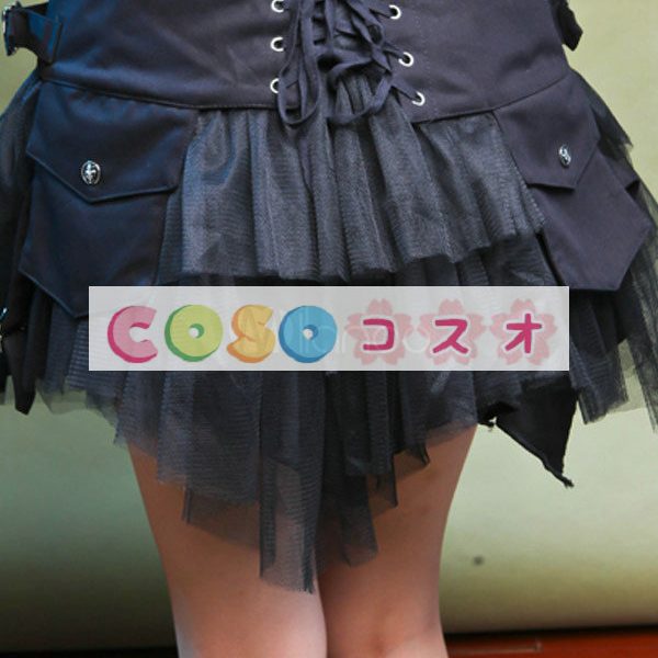 ロリータ服，スカート　全３色　レイヤードスカート　パンク　アシンメトリー ―Lolita0234 1