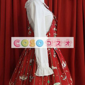 ロリータジャンパースカート，３色　リボン　クラシック＆トラディション　コットン　 ―Lolita0620