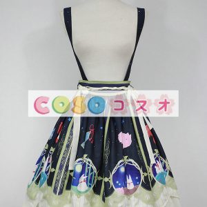 ロリータジャンパースカート　レトロ　シフォン　 ―Lolita0642