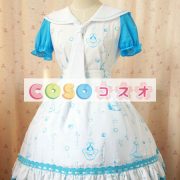 女性のための印刷された弓シフォン カントリーロリータ ドレス ―Lolita0647