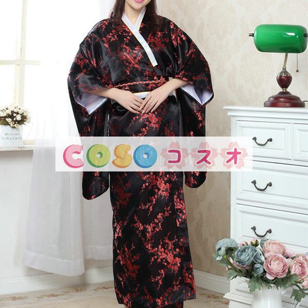 ハロウィン　日本　浴衣　コスチューム　梅の花―festival-0034 1