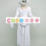 ハロウィン ゴースト ホラー コスチューム ホワイト 中世 コスチュームコスプレ―festival-0036