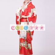 ハロウィングッズ　ジャパニーズ　女性用　大人用　レッド―festival-0105