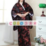 ハロウィングッズ　ジャパニーズ　女性用　大人用　ブラック―festival-0162
