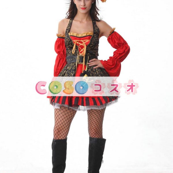 ハロウィングッズ パイレーツ 女性用 大人用 セット レッド―festival-0275 1 ハロウィングッズ パイレーツ 女性用 大人用 セット レッド―festival-0275 1