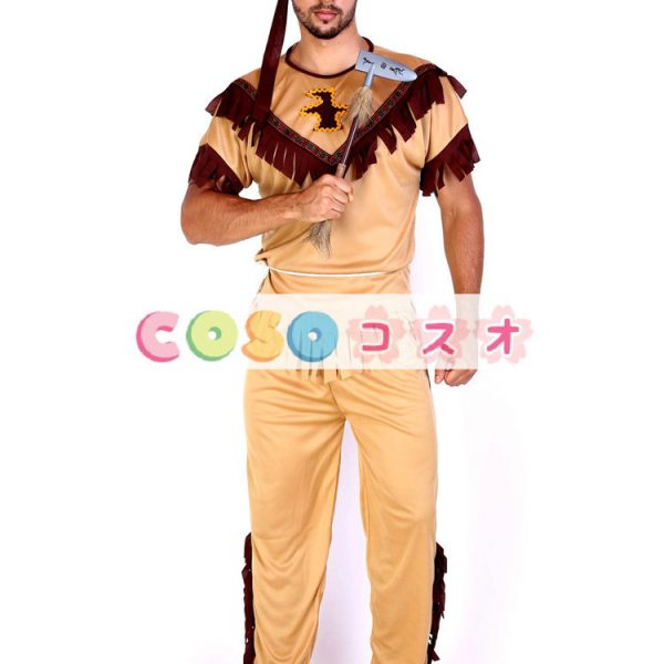 ハロウィングッズ　男性用　ネイティブアメリカン　大人用　合成繊維　ヘッドギア　ハロウィーン　―festival-0353 1