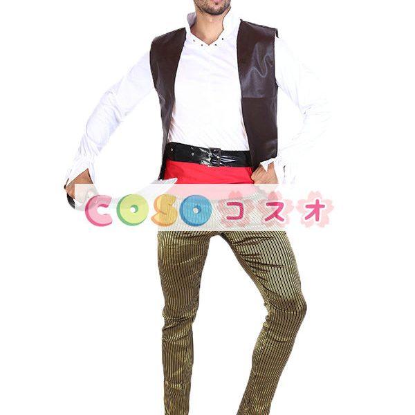 ハロウィングッズ　マルチカラー　男性用　パイレーツ1　大人用　合成繊維　ヘッドギア　ハロウィーン　―festival-0427 1