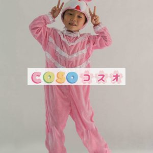 ウサギ　ピンク　バニー　コスチューム　キッズ用　ハロウィン　子供用―festival-0545