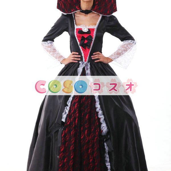 ハロウィン バンパイア コスチューム妖精物語悪の女王衣装コスプレ―festival-0689 1