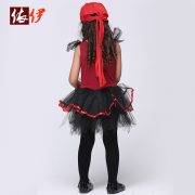 ダンスウェア ラテンダンス衣装 練習服 子供演出服　ヒップホップ ワンピース 子供社交ダンスウェア JAZZダンス衣装 ジュニアダンスウェア-halloween-trz0725-0301