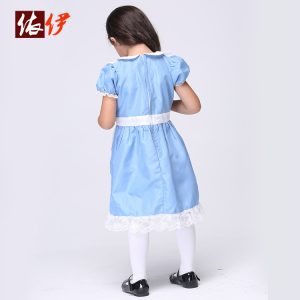 ファンタジーコスチューム衣装　不思議の国のアリス　ドレス　女の子用-halloween-trz0725-0303