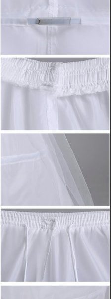 白の結婚式のペチコート ティアード チュール ポリエステル フレア ペチコート-Halloween-trw0725-0185 1