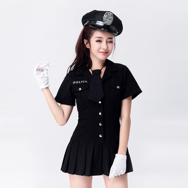 新作 ナイトクラブ cosplay 制服 police セクシー コスプレ衣装 ポリス 女警官-Halloween-trw0725-0483 1