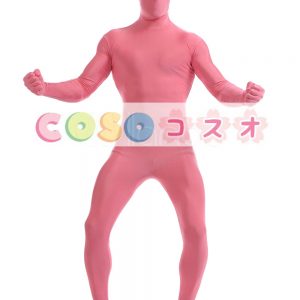 全身タイツ　ピンク　ライクラ・スパンデックス　大人用　―taitsu-tights0229