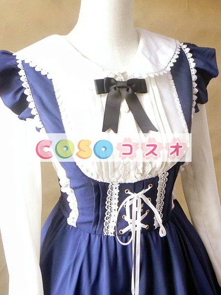 ジャンパースカート　ロリィタ服　レースアップ　カジュアル　スウィート ―Lolita0002