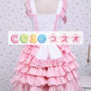 ピンクジャンパースカート　ロリィタジャンパースカート　フリル　スウィート　コットン ―Lolita0066 2