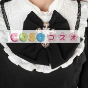 ロリータ服　ワンピース　ブラック　プリント　ドレス　ポリエステル　スィート　レース　カジュアル　 ―Lolita0179 2