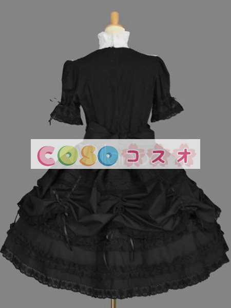 ロリータ服　ワンピース　ドレス　コットン１００％　洋装　長袖　 ―Lolita0203