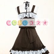 ロリータジャンパースカート，ブラウン　レース　クラシック＆トラディション　コットン　女の子らしさ満点 ―Lolita0232 2
