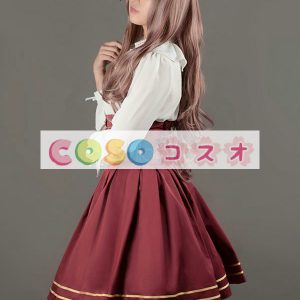 ロリータ服　スカート　レトロ　プリント柄　 ―Lolita0239