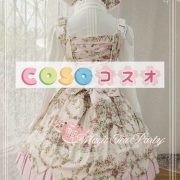 ロリータジャンパースカート　ピンク　編み上げ　可愛い　コットン　 ―Lolita0288 2