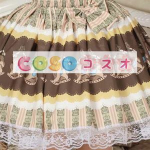 チョコレート レース素晴らしいロリータ スカート ―Lolita0404