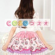 ロリータ服 スカート プリント柄 レース付き ―Lolita0517 2 ロリータ服 スカート プリント柄 レース付き ―Lolita0517 2