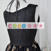 ロリータジャンパースカート　ブラック　レース　ゴシック　コットン　 ―Lolita0519 2