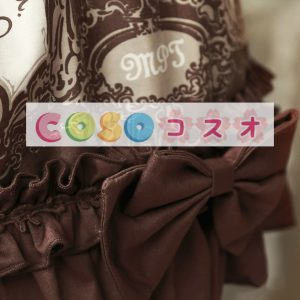 ロリータジャンパースカート　リボン　可愛い　コットン　 ―Lolita0565