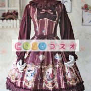 ロリータジャンパースカート　編み上げ　可愛い　綿混紡　 ―Lolita0594 2