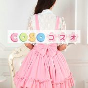 ロリータジャンパースカート　ピンク　レース　スィート　ポリエステル　 ―Lolita0616 2