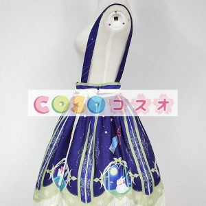 ロリータジャンパースカート　レトロ　シフォン　 ―Lolita0642