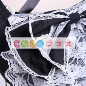 ロリータ服　ワンピース　ブラック　ボディコン　レース　ドレス　コットン　ゴシック　長袖　ポートレイトネック　編み上げ　カジュアル　 ―Lolita0717