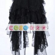 ロリィタ服　スカート　レトロ　ポリエステル　ブラック　パーティー　 ―Lolita0809 2