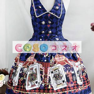 ロリータ服　ジャンパースカート　高品質　新作 ―Lolita0107