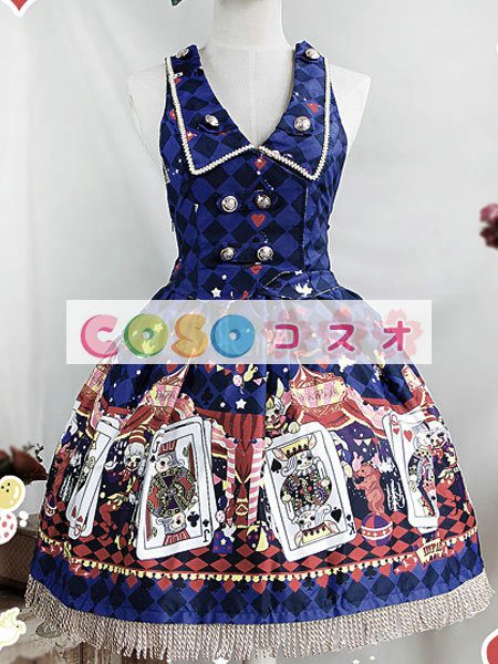 ロリータ服　ジャンパースカート　高品質　新作 ―Lolita0107