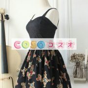 ロリータジャンパースカート　ブラック　レース　ゴシック　オーガンザ　 ―Lolita0449 2