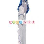 コスチューム衣装　ホワイト　スケルトン　女性用　大人用　ポリエステル　ハロウィーン　ドレス　―festival-0130 2