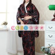 ハロウィングッズ　ジャパニーズ　女性用　大人用　ブラック―festival-0162 2