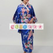 ハロウィン　ブルー　日本　和服　浴衣　コスチューム―festival-0170 2