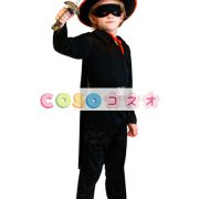 ハロウィングッズ　ブラック　男の子用　怪傑ゾロ　キッズ用　ポリエステル　パンツ　マルディグラ　―festival-0517 2